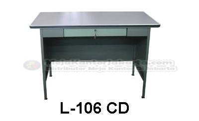 Meja Kantor Besi + Laci Lion L-106 CD