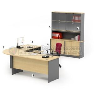 Set Meja Kantor HighPoint Workstation 5